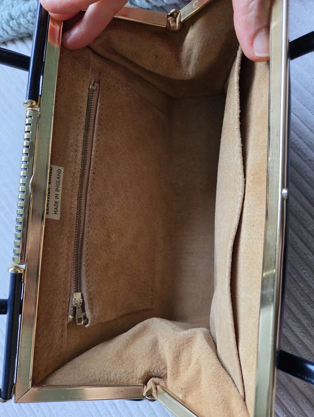 Deep Navy Vintage Purse